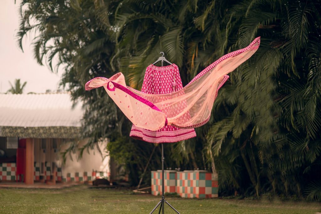 Zardozi Embroidered Lehenga Saree